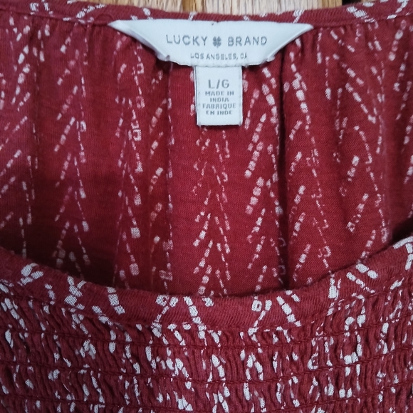 LUCKY Brand Shirt Size LG. - Picture 3 of 9
